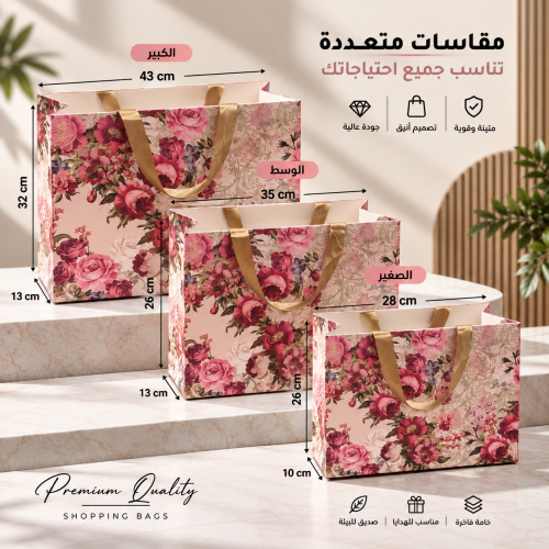 مجموعة اكياس هدايا فاخره