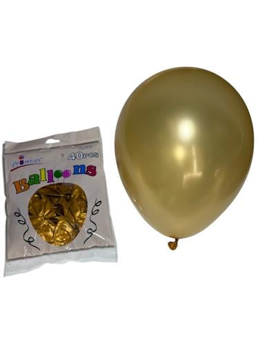 بالونات ذهبي بألوان زاهية بلون ذهبي
