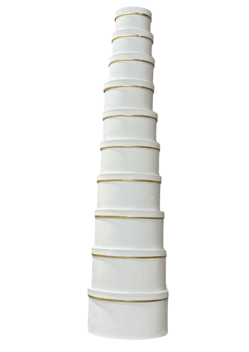 علب 10 قطع دائرية