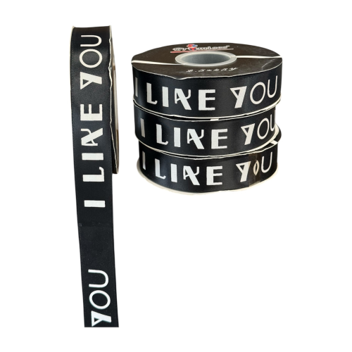شرائط ("I LIKE YOU") اسود