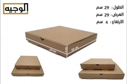 رقم(54) كرتون بيتزا وسط