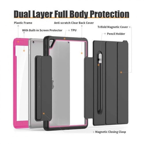 كفر ايباد مع حامل للقلم وحماية للشاشة