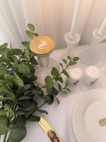 طقم مرايا ذهبي