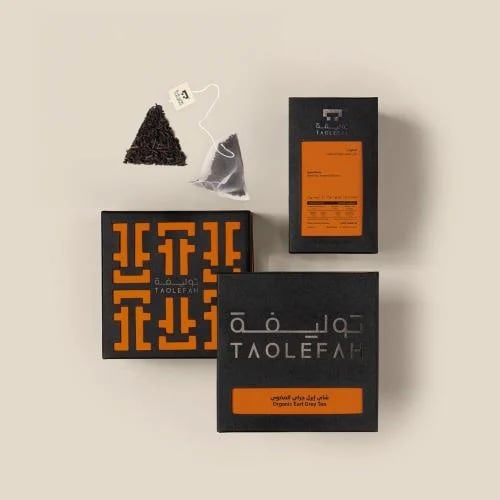 شاي إيرل جراي العضوي - أكياس شاي
