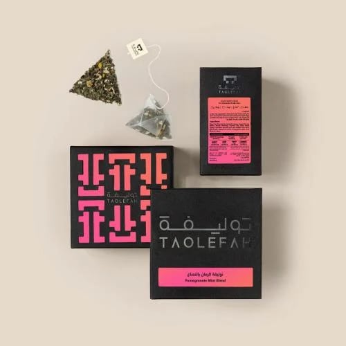توليفة الرمان بالنعناع - للحظات العناية بنفسك
