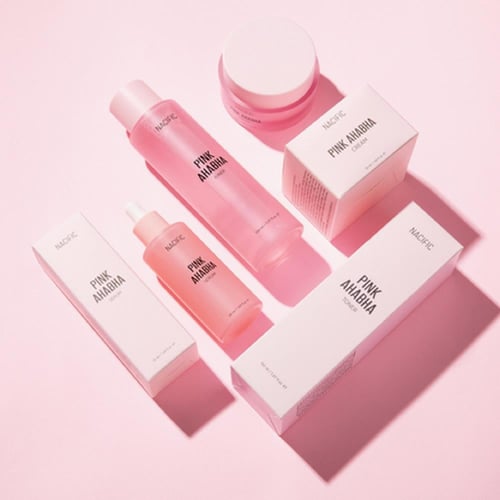 مجموعة التقشير الوردية للعناية بمشاكل البشرة الحجم...