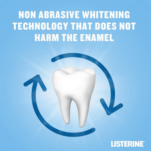 غسول فم ادفانسد وايت معتدل من ليسترين - 250مل