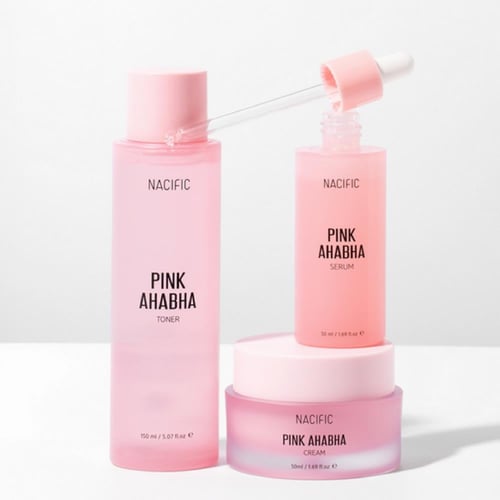 مجموعة التقشير الوردية للعناية بمشاكل البشرة الحجم...