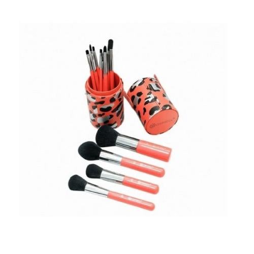 مجموعه فرش مكياج اورنج منقط من بي اتش- 12فرشاة
