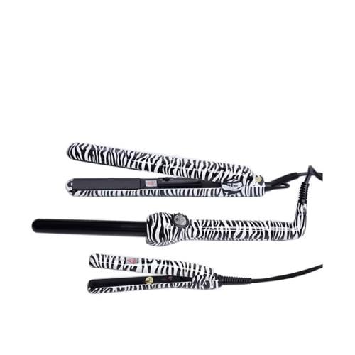 مجموعة تصفيف الشعر من جوسي ايبر - ابيض زيبرا - 19م...