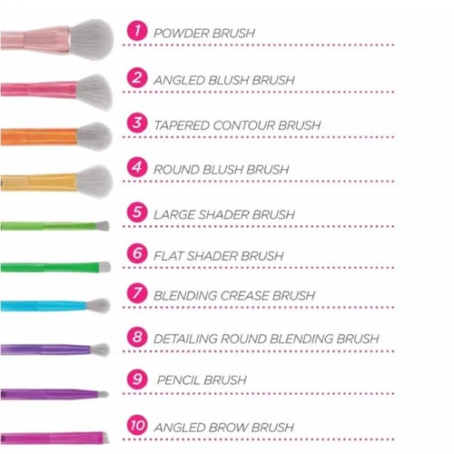 فرش مكياج اعدني الى البرازيل من بي اتش-10قطع