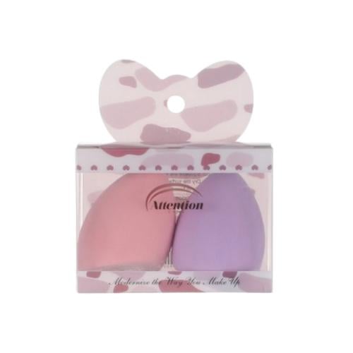 طقم اسفنجة مكياج من اتنشن كير - 2 قطع