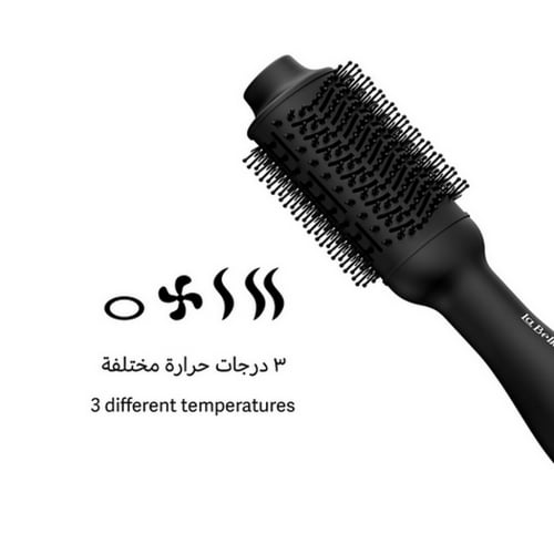 فرشاة تصفيف و تجفيف الشعر برش من لابيل - اسود