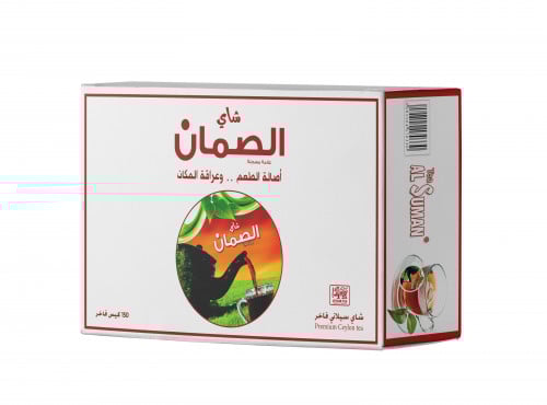 شاي سيلاني فاخر حبيبات ناعمة علاقي 150 كيس