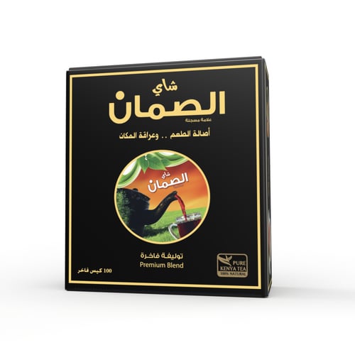 شاي كيني فاخر العلاقي الأسود 100 كيس