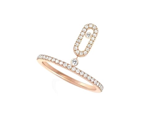 Messika ring with packaging