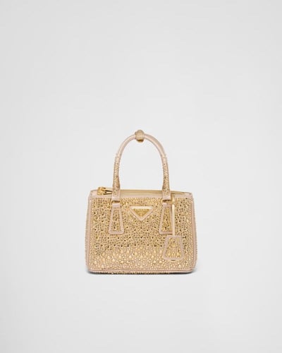 Prada galleria rhinestone bag