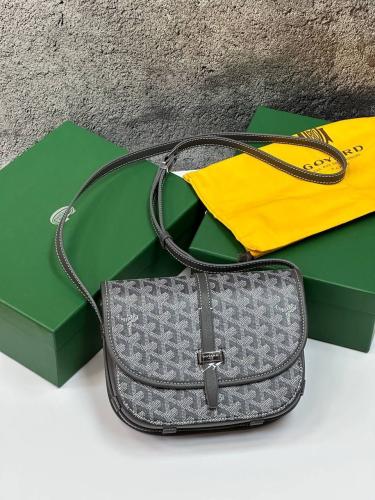 Goyard grey messenger bag تسليم فوري