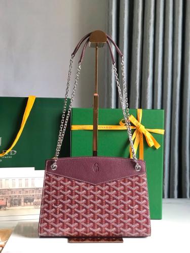 goyard roulette structure bag Burgendy تسليم فوري