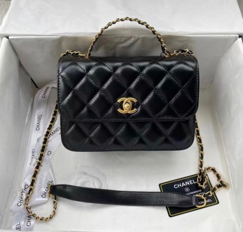Chanel top handle bag