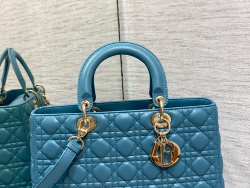 Large blue lady dior