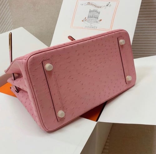 Ostrich birkin bag