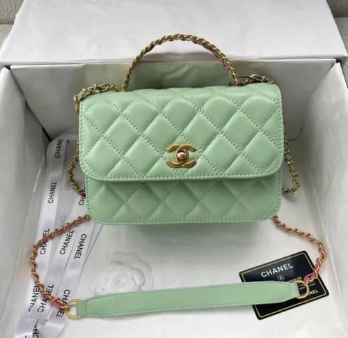 Chanel top handle bag