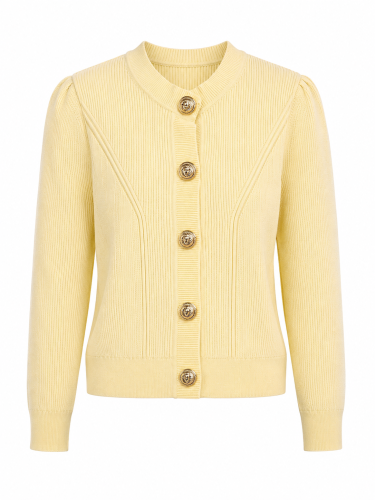 Balmain cardigan yellow size s-m تسليم فوري