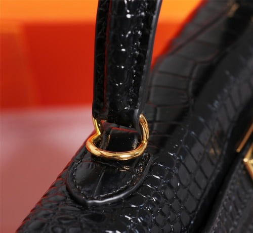 Hermes croc kelly 25cm
