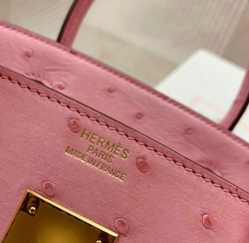 Ostrich birkin bag