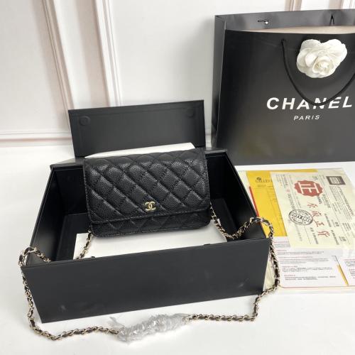 Chanel woc black caviar