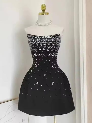 Crystal corset dress