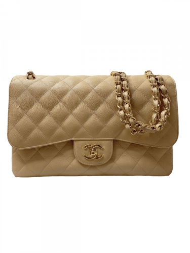 Chanel 7A real leather caviar flap with box