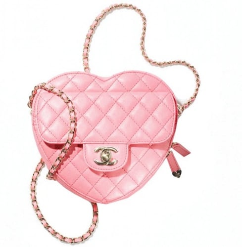 Chanel heart bag