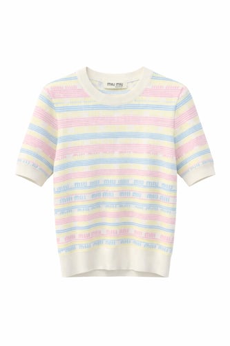Miumiu knit top size S تسليم فوري