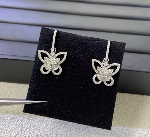 Graff butterfly earring long