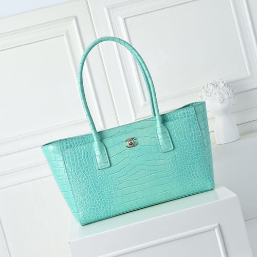 Chanel croc tote
