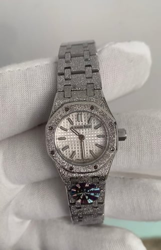 Ap mini royal oak Silver