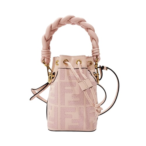 Fendi pink bucket bag تسليم فوري