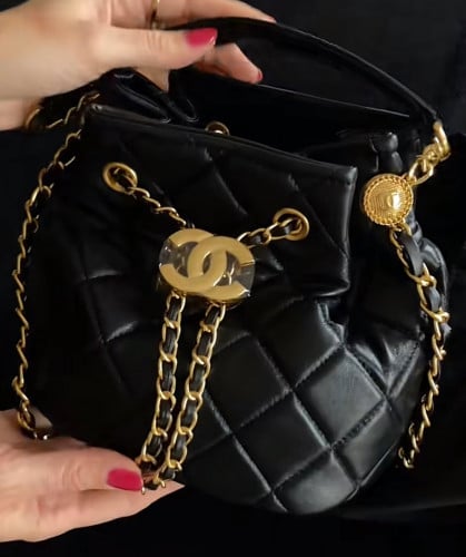 Chanel vintage bucket bag