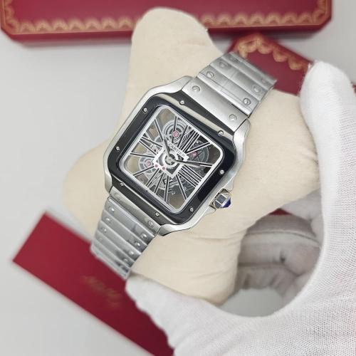 ساعة كارتير سانتوس مكشوف