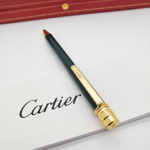 قلم كارتير سانتوس نحيف اخضر بذهبي