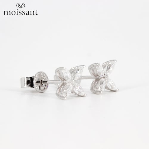 أقراط ماركيز 0.8 قيراط بـ 8 جواهر