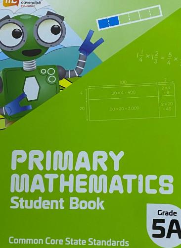 MARSHALL CAVENDISH PRIMARY MATHEMATICS STUDENTBOOK...