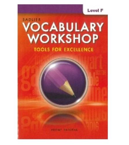 SADLIER VOCABULARY WORKSHOP LEVEL F TOOLS FOR EXCE...