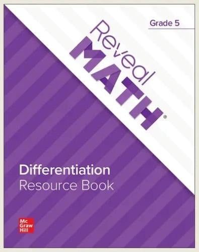REVEAL MATH DIFFERENTIATION RESOURCE BOOK GRADE 5