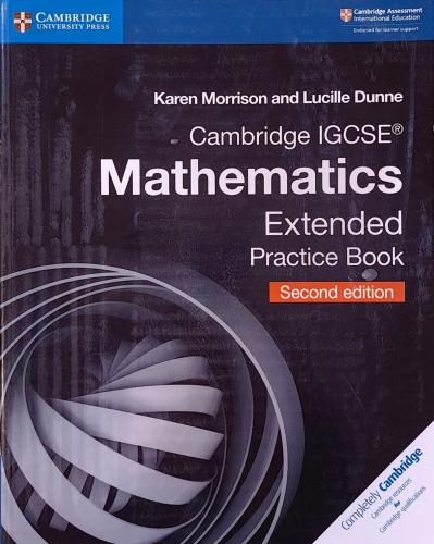 CAMBRIDGE IGCSE MATHEMATICS 2ND EDITION EXTENDED P...