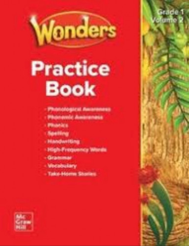 WONDERS 2020 PRACTICE BOOK VOLUME 2 GRADE 1