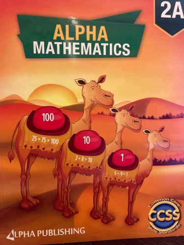ALPHA MATHEMATICS STUDENT EDITION GRADE 2A