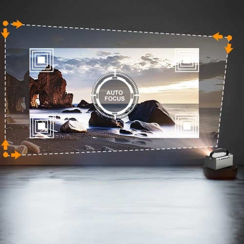 r17 بروجكتر باينتك محمول ذكي بسطوع قوي ( حقيبة حما...